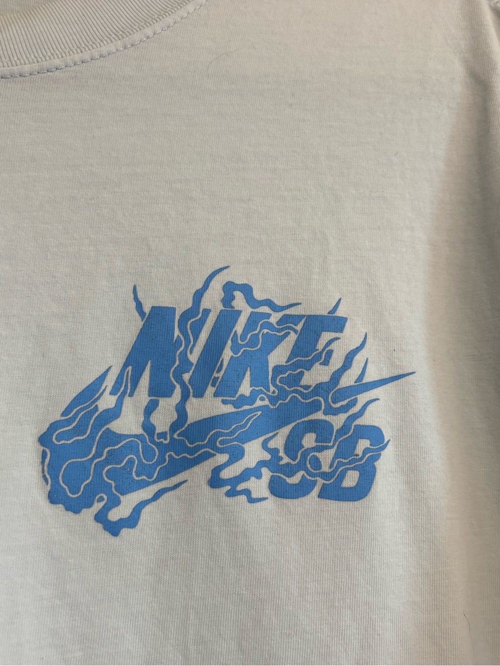 Nike SB Year of the Dragon White Blue Short Sleeve Casual T Shirt. Medium - Picture 6 of 7